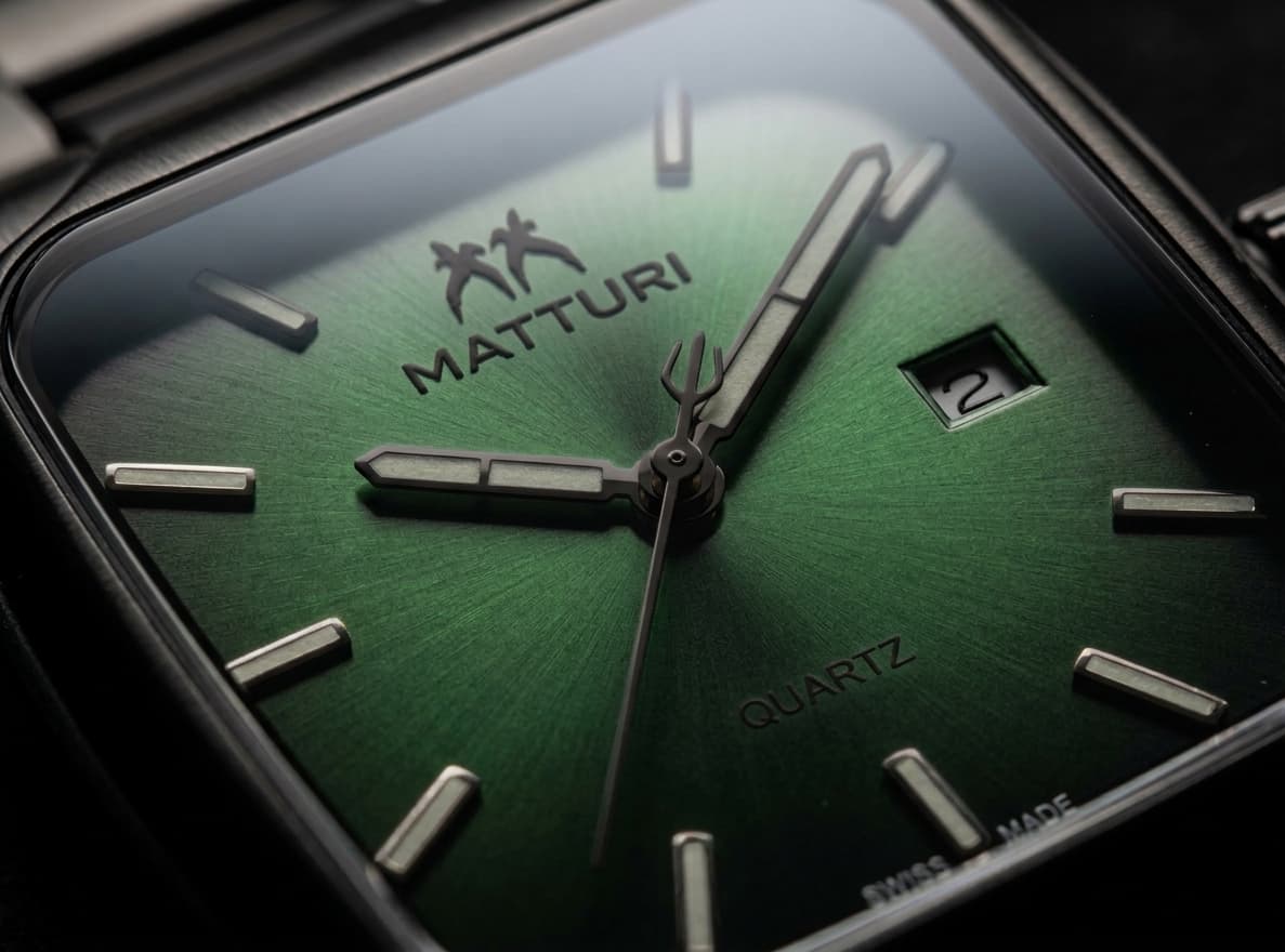 Maturi Swiss Made Quartz Stainless Steel Watch alternate view