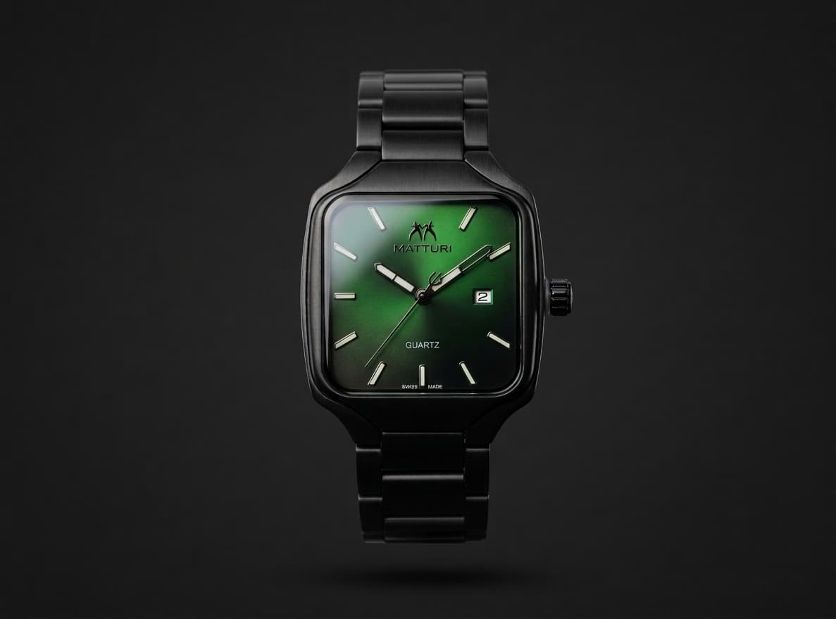 Maturi Swiss Made Quartz Stainless Steel Watch